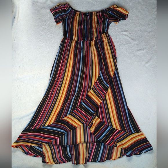 Trendz Open Front Maxi Dress Size L - Picture 1 of 8